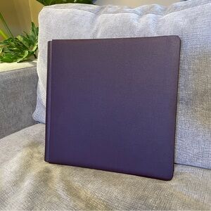 Creative Memories 12x12 Purple Scrapbook with 15 Blank Pages UNUSED